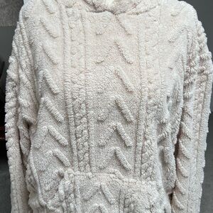 sherpa pullover hoodie women xl